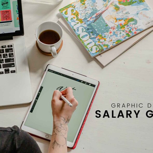 Graphic Designer Salary Guide 2023 Banner 590x590 